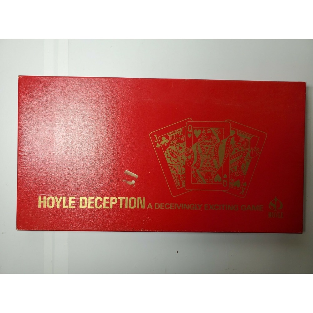 Vintage Hoyle Deception Card Game 1972 Vinyl Mat‎ Poker Stancraft